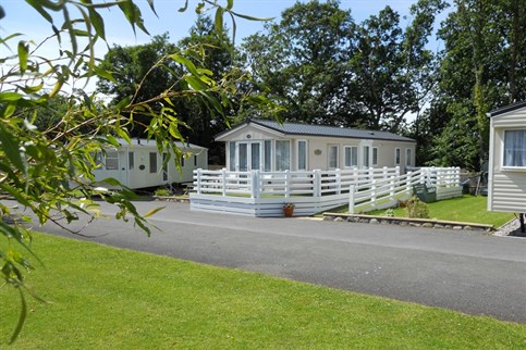 Spacious pitches and quality holiday homes