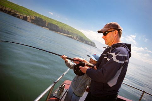 Fishing and angling on lakes, rivers and the sea