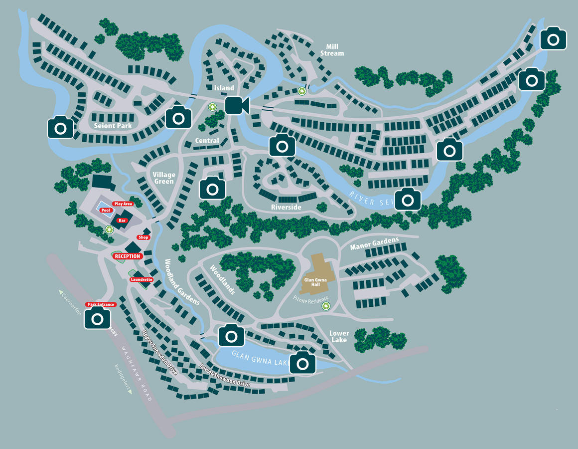 Glan Gwna Park Map