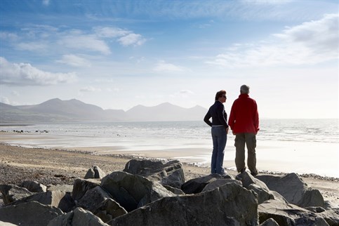 Dinas Dinlle beach, Caernarfon