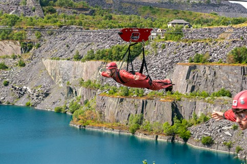 Zip World, the world's fastest zip line